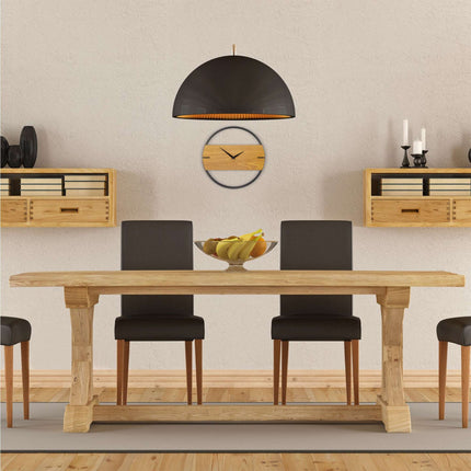 Nástěnné hodiny dřevěný design