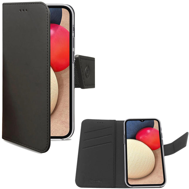 Pouzdro peněženka Galaxy A02s SM-A025F, černá