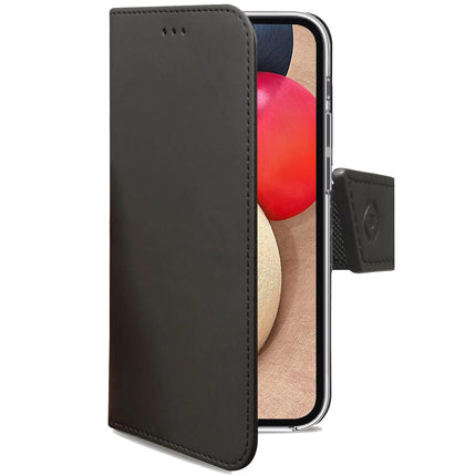 Brieftaschenetui Galaxy A02s SM-A025F Schwarz