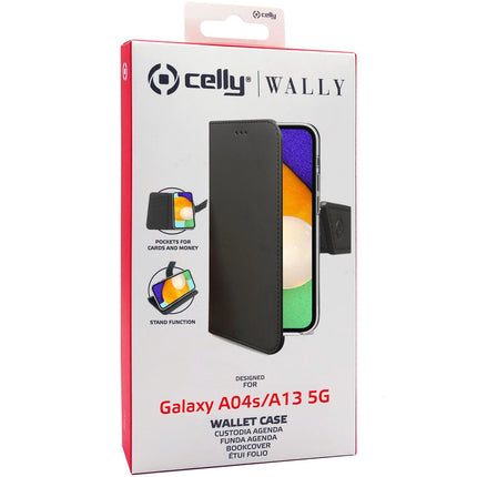 Pouzdro peněženka Galaxy A04s / A13 5G, černá