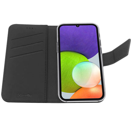 Pouzdro peněženka Galaxy A22 4G, černá