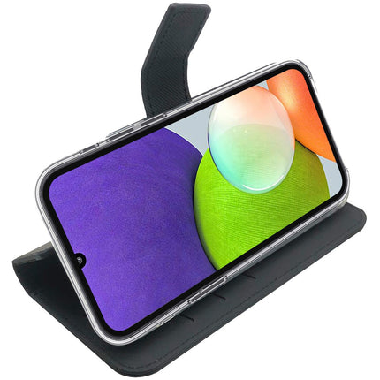 Pouzdro peněženka Galaxy A22 4G, černá