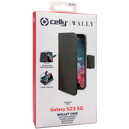 Pouzdro peněženka Galaxy S23 5G, černá