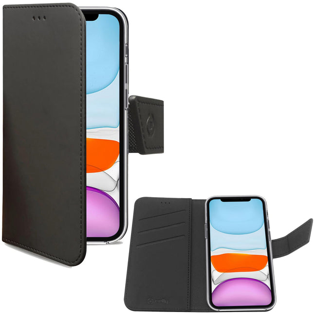 Pouzdro peněženka iPhone 11, černá