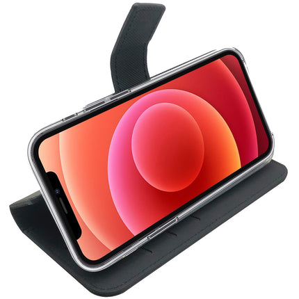 Wallet Case iPhone 12 / 12 Pro Schwarz