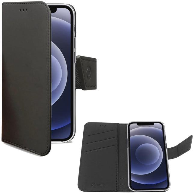 Pouzdro peněženka iPhone 13 Mini, černá