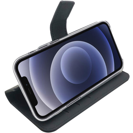 Pouzdro peněženka iPhone 13 Pro Max, černá