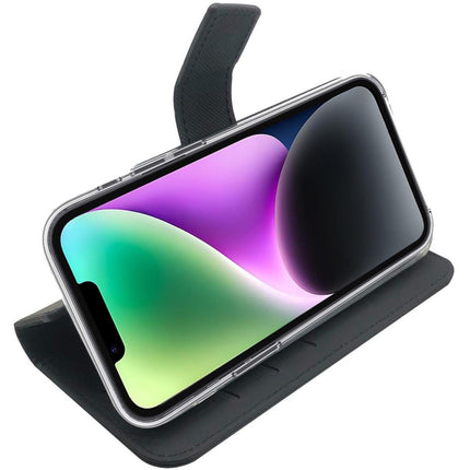 Pouzdro peněženka iPhone 14, černá