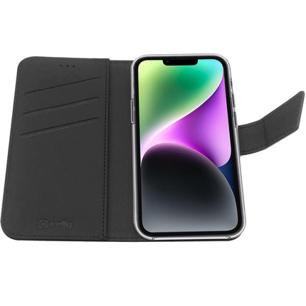Pouzdro peněženka iPhone 14, černá