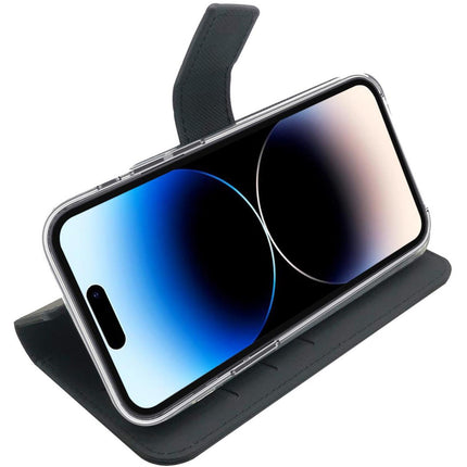 Pouzdro peněženka iPhone 14 Pro, černá