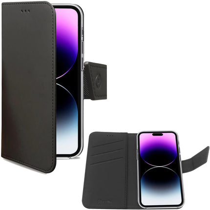 Pouzdro peněženka iPhone 14 Pro Max, černá
