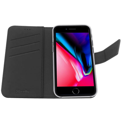 Pouzdro peněženka iPhone 7/8/SE 2020/SE 2022, černá