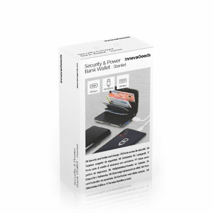 Peněženka s RFID ochranou a power bankou Sbanket InnovaGoods