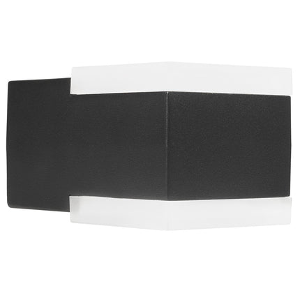 Nástěnná lampa Up-/Downlight hliník černá