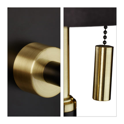 Nástěnná lampa s látkovým stínidlem