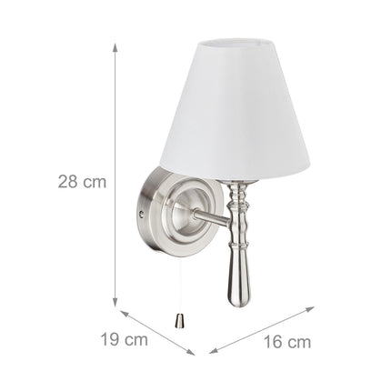 Nástěnná lampa se stínidlem