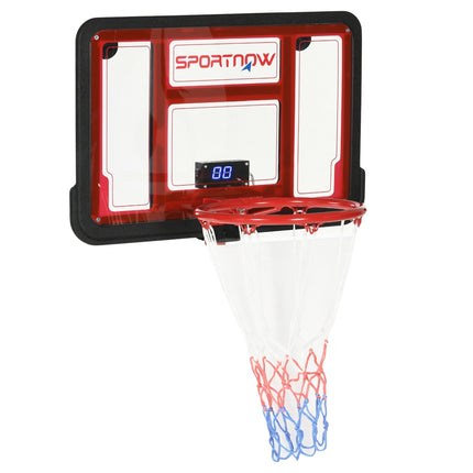 Nástěnná basketbalová deska s elektronickým ukazatelem skóre