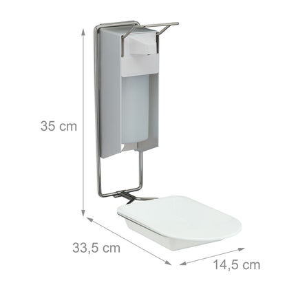 Nástěnný dávkovač dezinfekce na ruce 500 ml