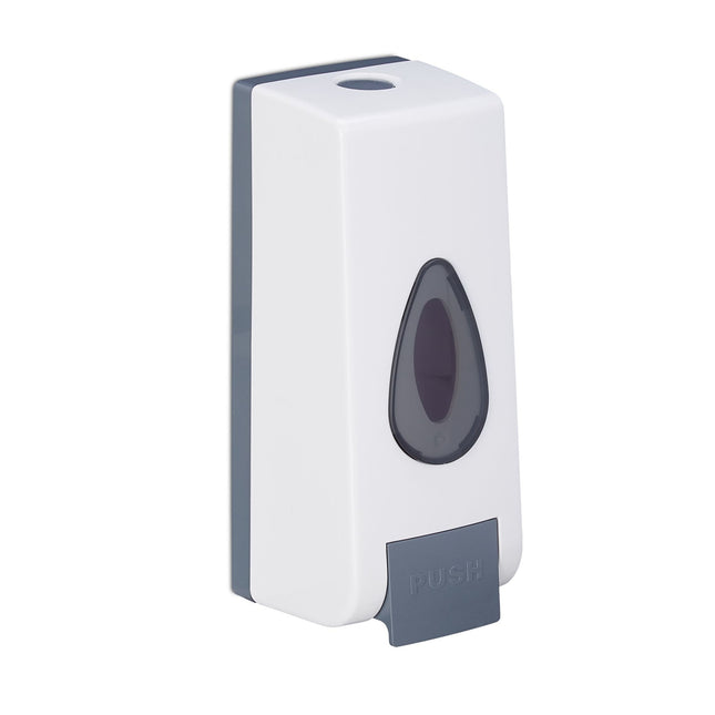 Wall-mounted soap pump