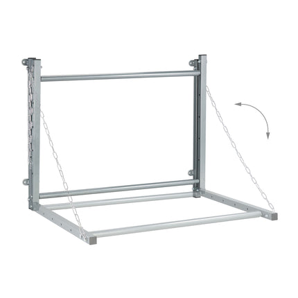 Wall-mounted tire holder