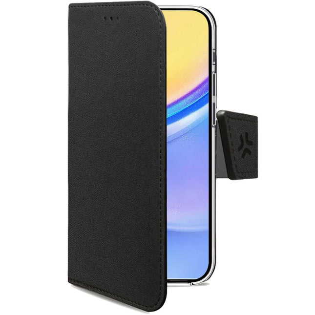Wally pouzdro peněženka Galaxy A15 4G / A15 5G, černá