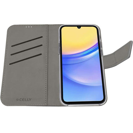 Wally pouzdro peněženka Galaxy A15 4G / A15 5G, černá