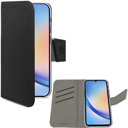 Wally pouzdro peněženka Galaxy A35 5G, černá