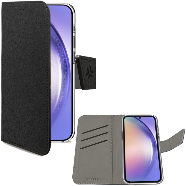 Wally pouzdro peněženka Galaxy A55 5G, černá