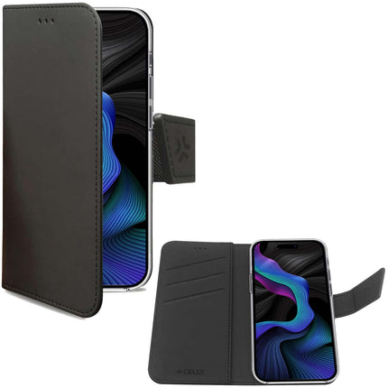 Wally pouzdro peněženka Galaxy S23 FE, černá