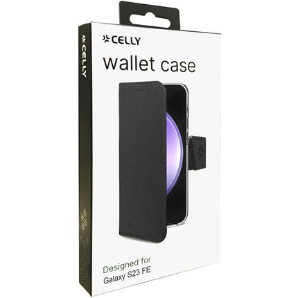 Wally pouzdro peněženka Galaxy S23 FE, černá