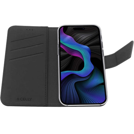 Wally pouzdro peněženka Galaxy S23 FE, černá