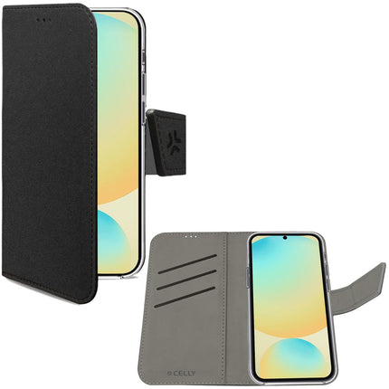 Wally pouzdro peněženka Galaxy S24 FE, černá
