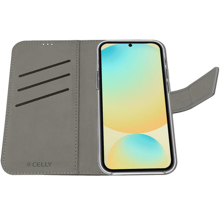 Wally pouzdro peněženka Galaxy S24 FE, černá