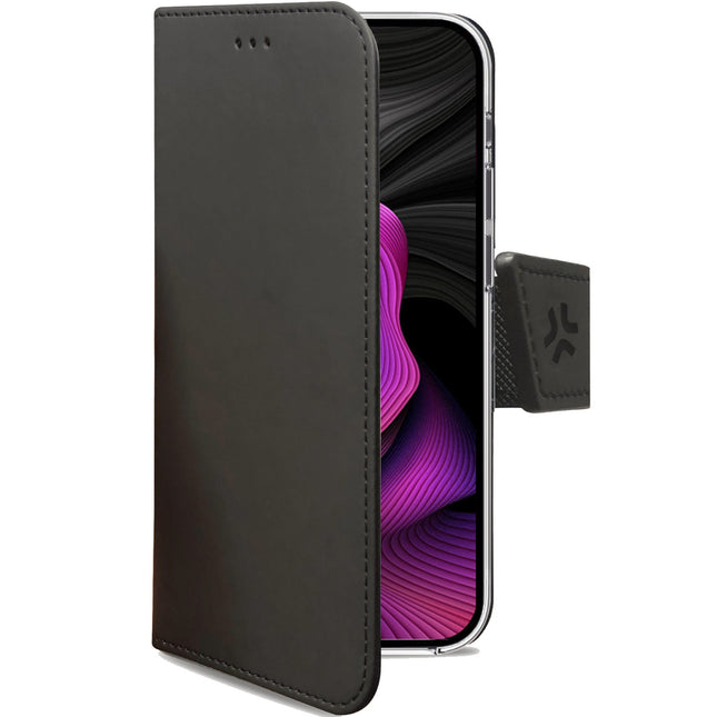 Wally pouzdro peněženka iPhone 15 Plus, černá