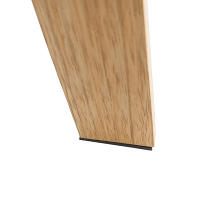 Žebříkový regál ořech, 4patrový opěrný design, 180cm