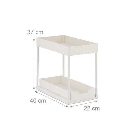 Police pod umyvadlo se 2 policemi