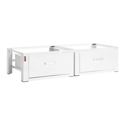 Washer and Dryer Pedestals With Drawers, 2 Pack, 150 Kg
