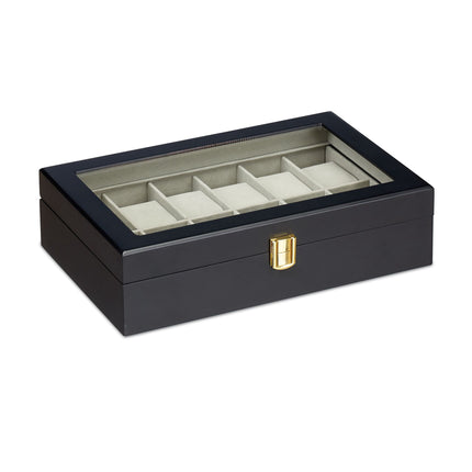 Box na hodinky s 12 přihrádkami