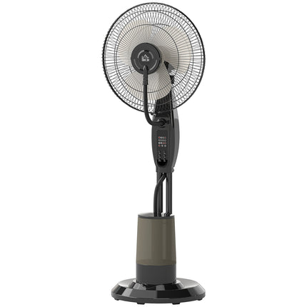 Oscilační stojanový mlžící ventilátor, dálkové ovládání, časovač, nádržka 3.2L
