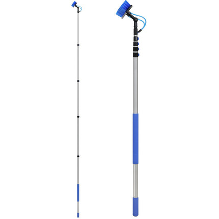 Water Fed Solar Panel Cleaning Pole Kit, 7.3m, 20m Hose