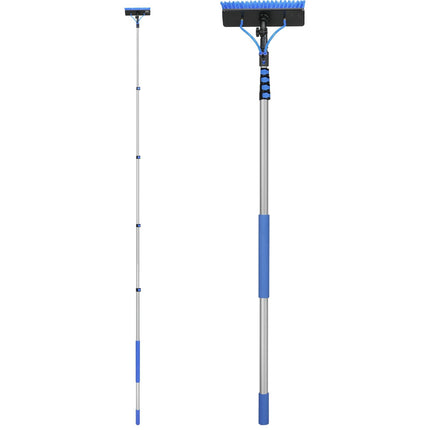 Water Fed Solar Panel Cleaning Pole Kit, 7.3m, 20m Hose