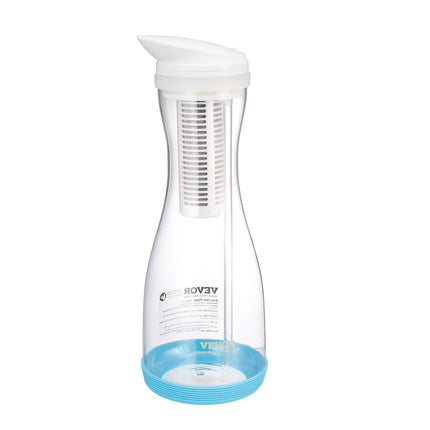 Water Filter Pitcher, 6-Cup Glass, Fast Fridge-Friendly