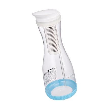 Water Filter Pitcher, 6-Cup Glass, Fast Fridge-Friendly