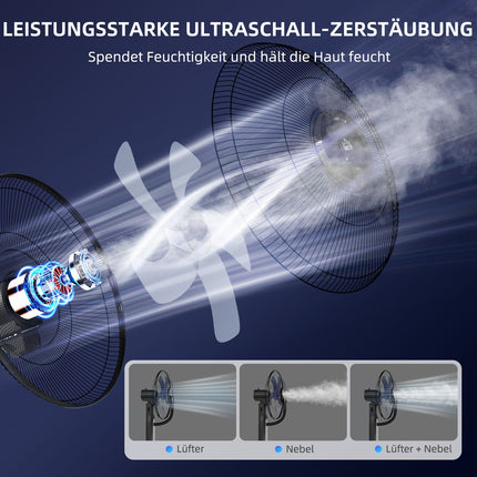 Ochlazovací ventilátor – 3 rychlosti, nádrž 3L, oscilace