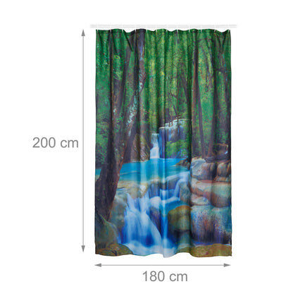 Sprchový závěs vodopád 200x180 cm