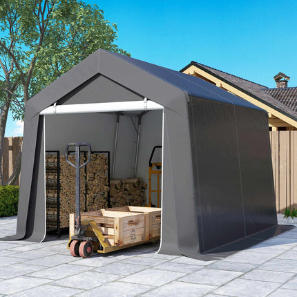 Vodotěsný garážový stan 3x3 m s rolovacími dveřmi, ventilací
