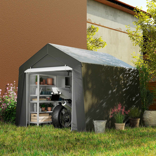 Vodotěsný garážový stan 3x3 m s rolovacími dveřmi, ventilací