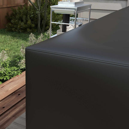 Waterproof L-Shaped Sofa Cover, 250x250x79 cm, Black