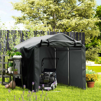 Waterproof Outdoor Storage Tent, Dark Grey, 220 x 157 x 165 cm