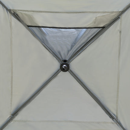 Vodotěsný pop-up altán, 3x3m, UV ochrana, tmavě šedá